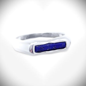 Open image in slideshow, Lapis Sterling Silver Ring
