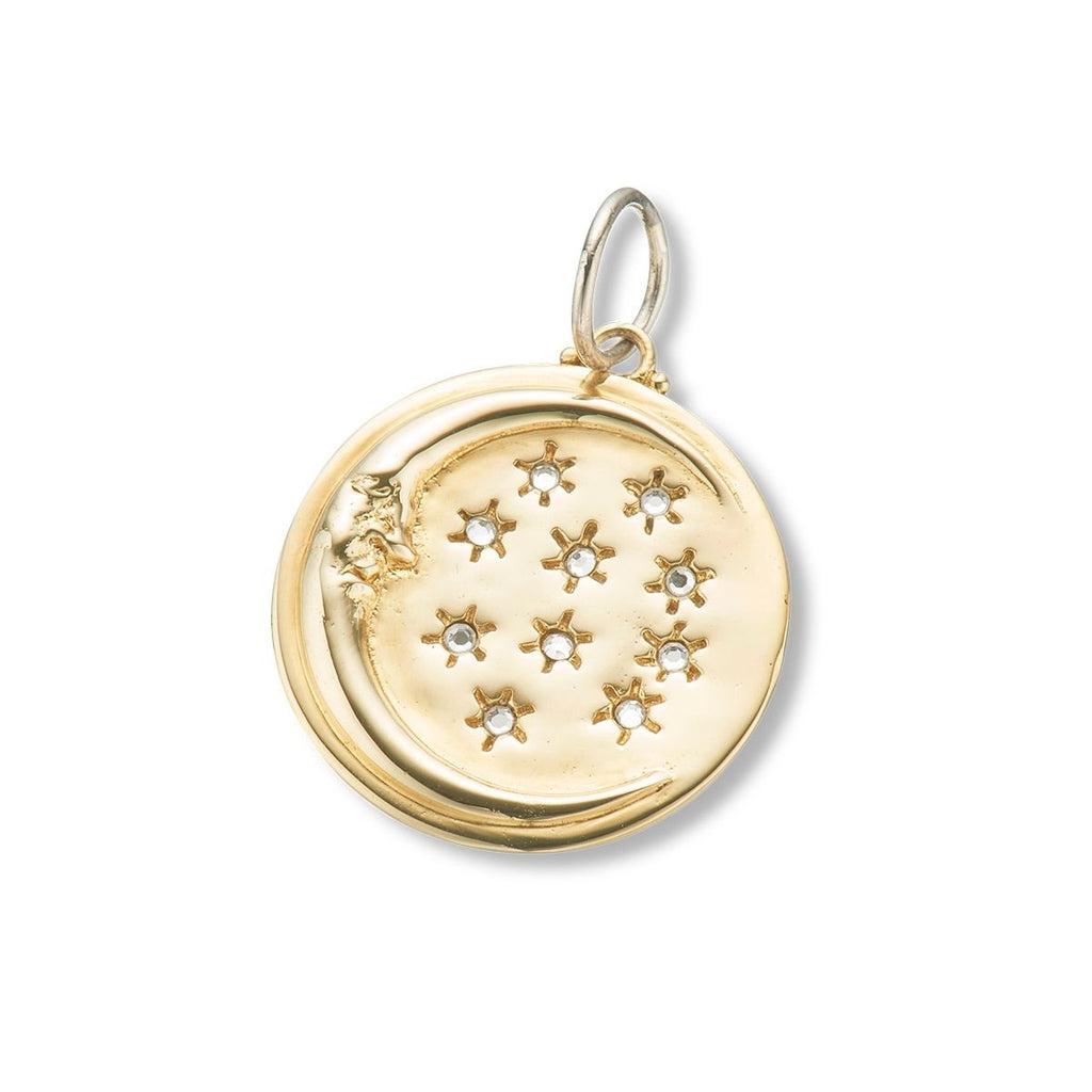 Glistering Moon Charm - Spiritess Gifts